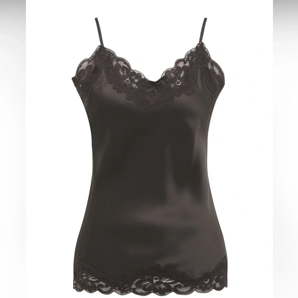 Gold Hawk Lace Skin Cami - Picture 1 of 6